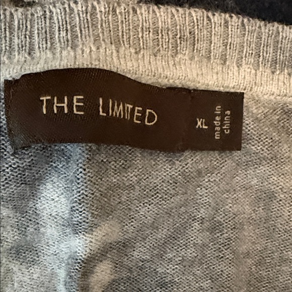 The Limited Charcoal and Gray Floral Cardigan - Picture 2 of 3